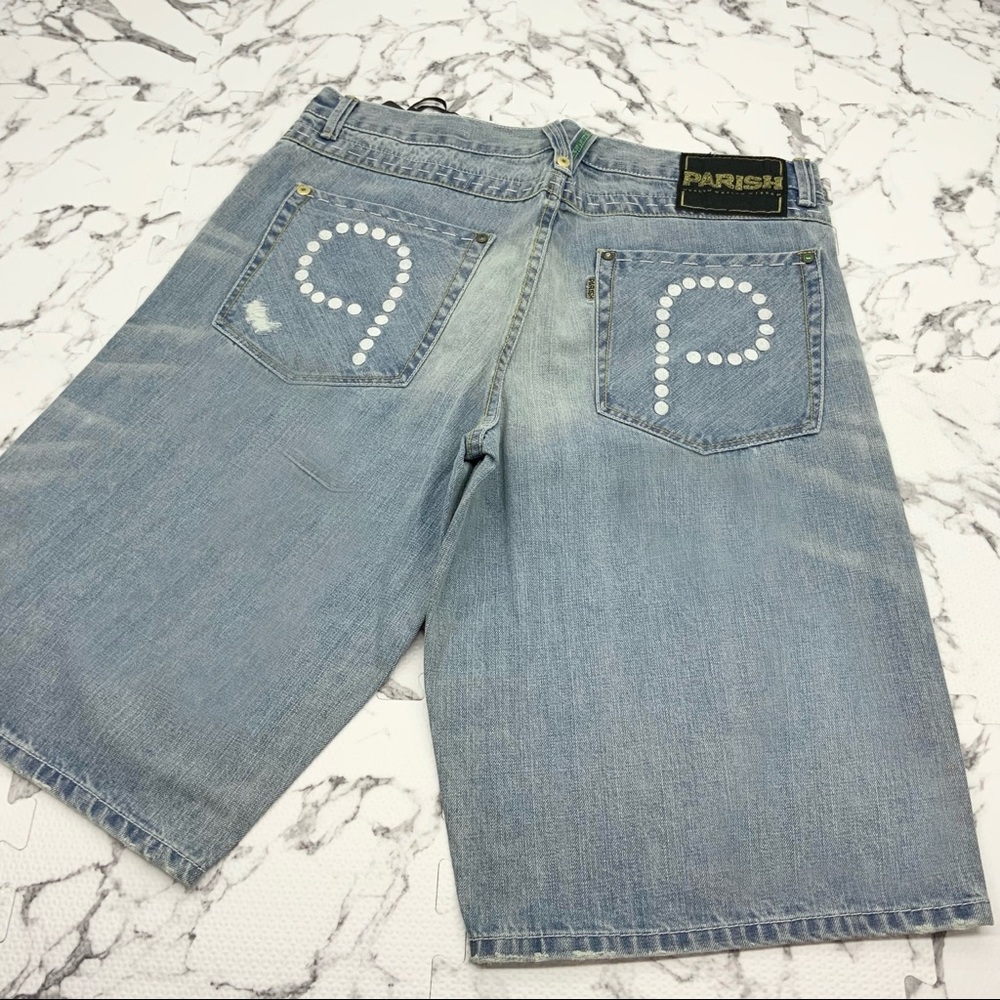 Men's Parish Sandblast | White Denim Short